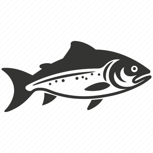 Salmon fish, anadromous, salmonid, fishing, spawning, aquatic icon - Download on Iconfinder