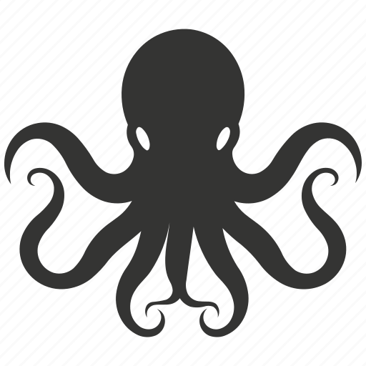 Octopus, cephalopod, marine, tentacles, predatory, intelligent icon - Download on Iconfinder