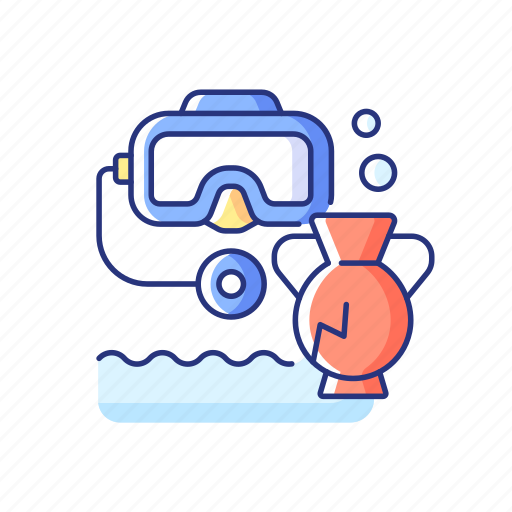 Underwater, archaeology, ocean, diving icon - Download on Iconfinder