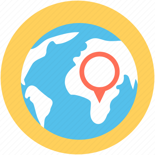 Global location, globe, gps, location, map pin icon - Download on Iconfinder