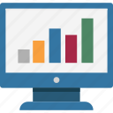 graph, monitor screen, online graph, online presentation, statistics