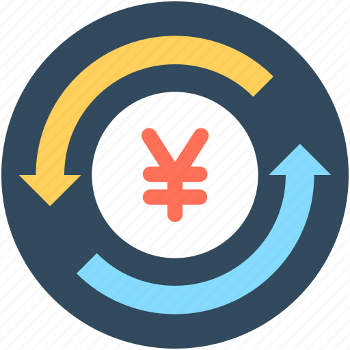 Currency, currency exchange, foreign exchange, money exchange, yen exchange icon - Download on Iconfinder
