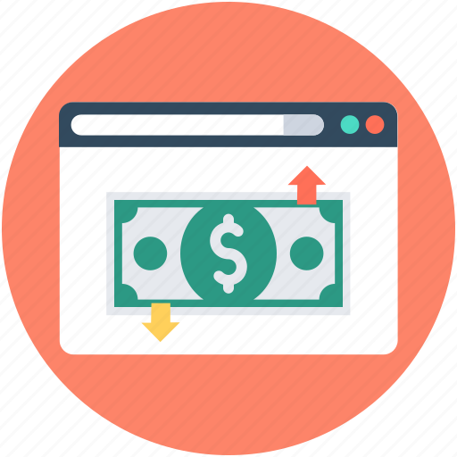 Banknote, commerce, online business, online earning, online work icon - Download on Iconfinder