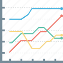 analytics, business chart, infographic, line graph
