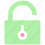 encryption, open, padlock, secure, security, unlock 
