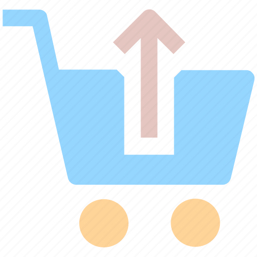 Cart, market, shopping cart, up icon - Download on Iconfinder