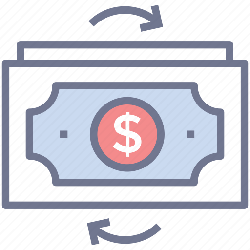 Cash flow, cash transaction, financial flow, moneyflow, payment method icon - Download on Iconfinder