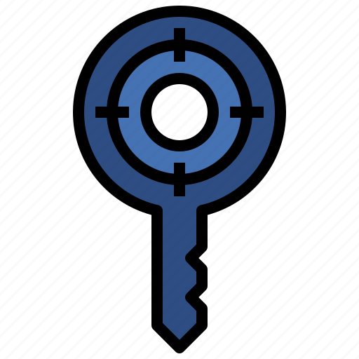 Doorkey, interface, key, master, objetive, passkey, password icon - Download on Iconfinder