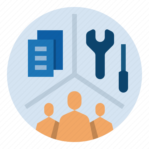Company, department, employee, base on division of labour, market economy icon - Download on Iconfinder