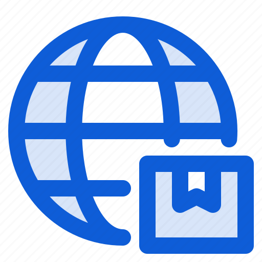 Global, shipping, delivery, logistics, world, package icon - Download on Iconfinder