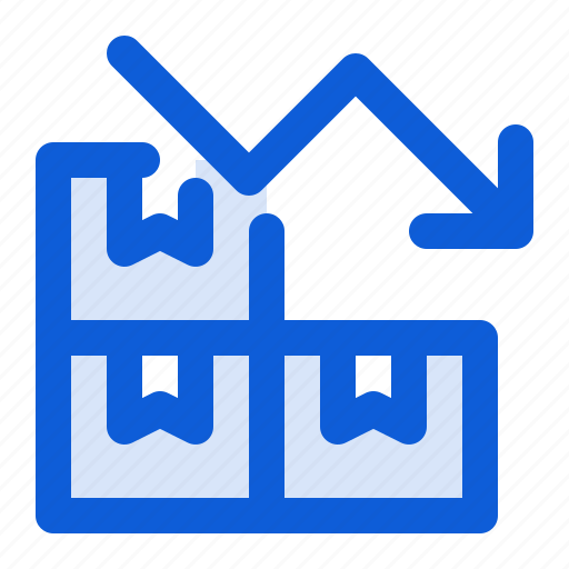 Market, loss, logistic, cargo, production, industry icon - Download on Iconfinder