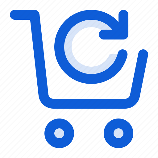 Shopping, cart, refresh, reload, repeated, sales, demand icon - Download on Iconfinder