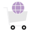 shopping, cart, 1 
