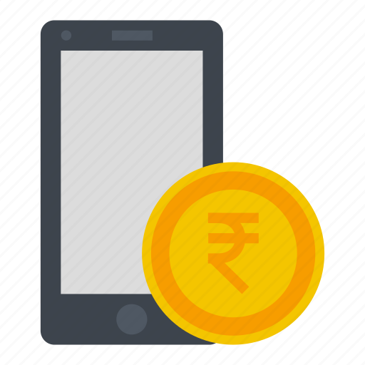 Coin, currency, indian, mobile, money, payment, rupee icon - Download on Iconfinder