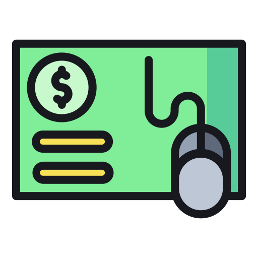 Click, per, payment, finance, pay, marketing icon - Free download