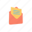 mail, email, message, letter, envelope, text, 3d icon 