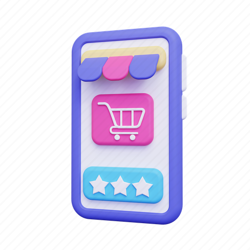 Online shop, ecommerce, store, shopping, shop, sale 3D illustration - Download on Iconfinder