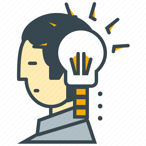 Idea, business, creative, lightbulb, marketing, person icon - Download on Iconfinder