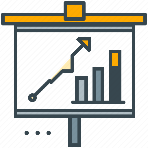 Statistics, analytics, chart, graph, marketing, presentation, report icon - Download on Iconfinder
