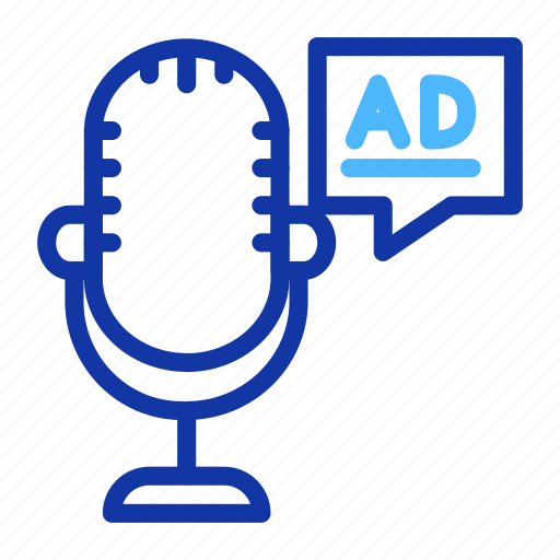 Marketing, advertising, podcast ad, media sponsor, promotion, communication icon - Download on Iconfinder