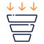 funnel, filter, sales, marketing, sorting, filtering, business, and, finance, crd, leads 