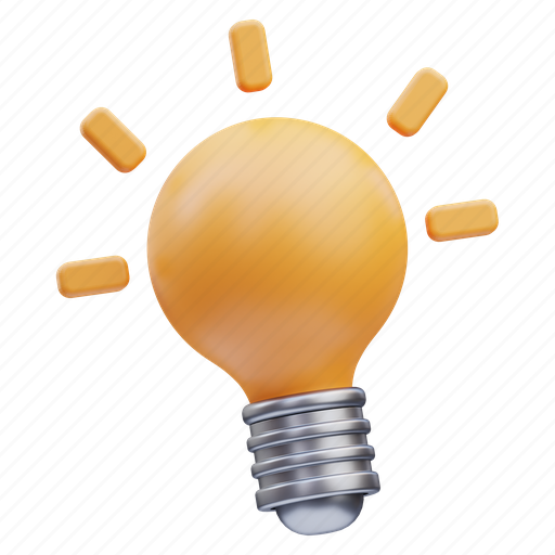 Creative, idea, business, shape, light, grid, lamp 3D illustration - Download on Iconfinder