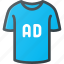 ad, advertising, clothing 