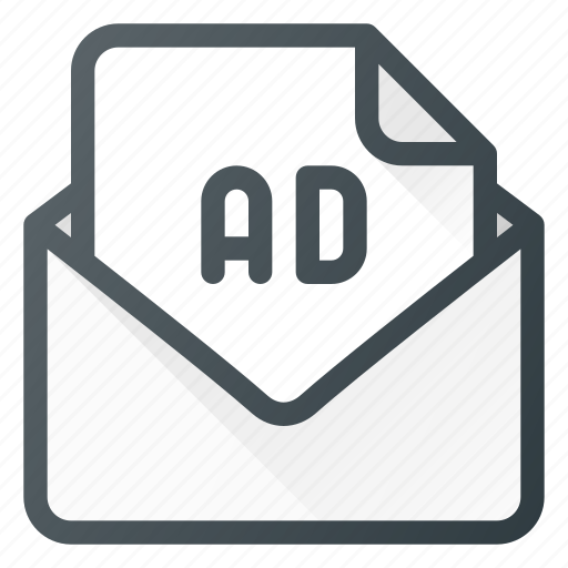 Ad, advertising, email, letter, mail, marketing icon - Download on Iconfinder