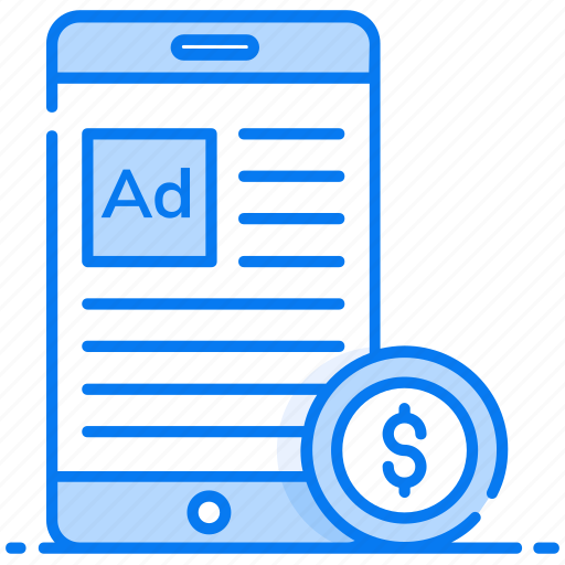 Mobile ads, digital marketing, online marketing, internet marketing, publicity, advertisement icon - Download on Iconfinder