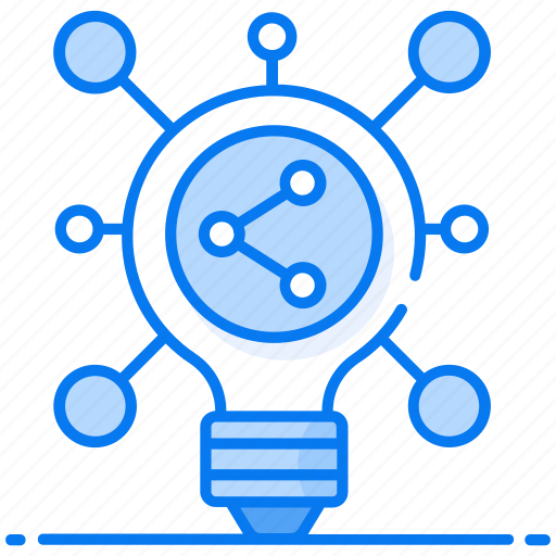 Idea share, creative network, creative marketing, financial idea, innovation, business idea icon - Download on Iconfinder