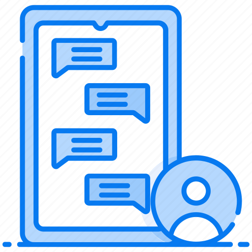 Messaging, mobile communication, cell phone conversation, chatting, talking, discussion icon - Download on Iconfinder