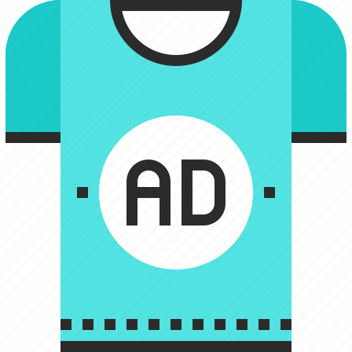 Ad, clothes, shirt, t, t-shirt, tshirt, wear icon - Download on Iconfinder