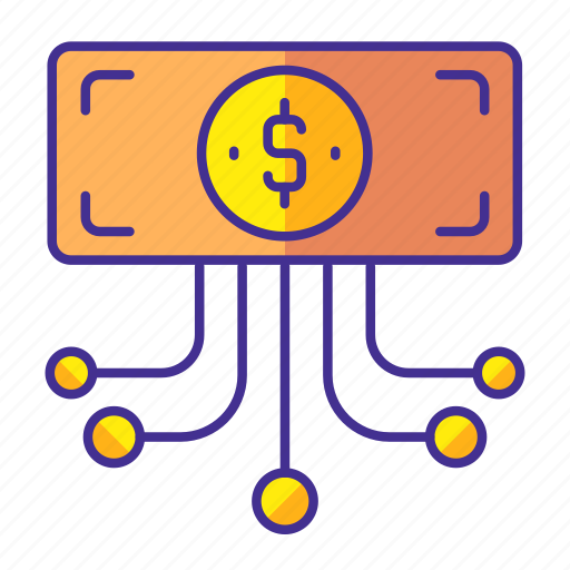 Business, currency, data, dollar, finance, flow, money icon - Download on Iconfinder