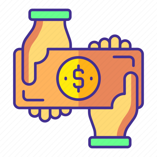 Currency, dollar, exchange, finance, hand, money, receive icon - Download on Iconfinder