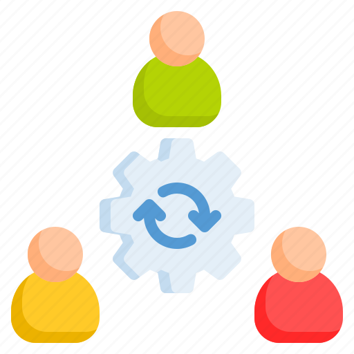 Gear, group, people, team, teamwork icon - Download on Iconfinder