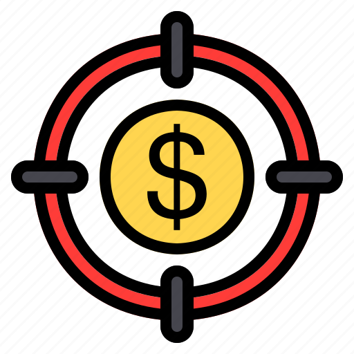 Money, target, finance, business, marketing, coin, dollar icon - Download on Iconfinder