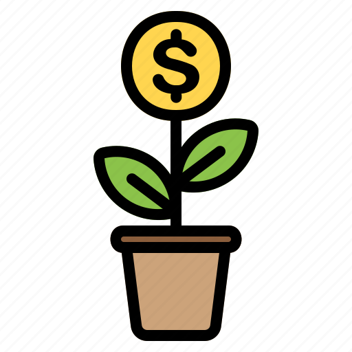 Growth, plant, business, finance, money, marketing, dollar icon - Download on Iconfinder