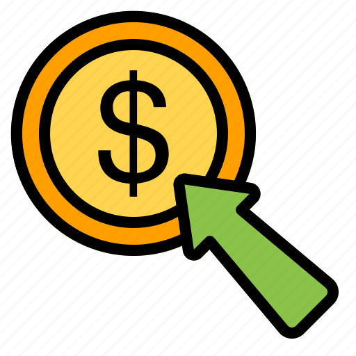 Pay, per, click, pointer, cursor, money, finance icon - Download on Iconfinder