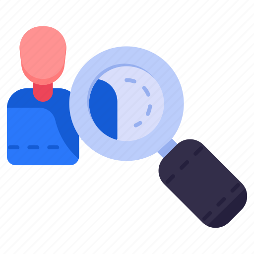 Seo, person, search, magnifier, audience icon - Download on Iconfinder