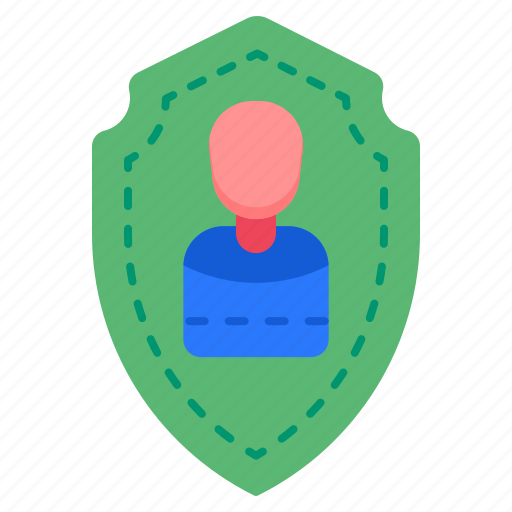 Seo, user, person, shield, protection icon - Download on Iconfinder