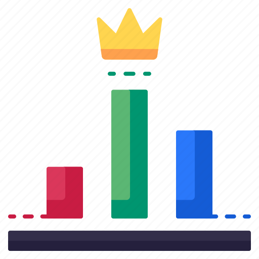 Chart, win, statistics, graph, crown icon - Download on Iconfinder