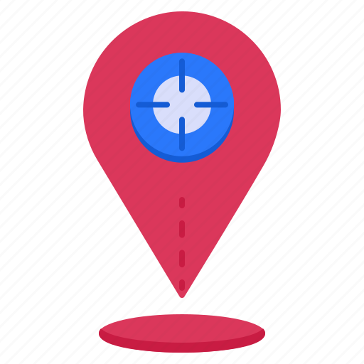 Seo, marketing, target, location, pin icon - Download on Iconfinder
