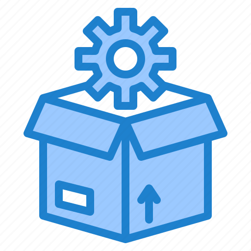 Config, box, seo, gear, marketing icon - Download on Iconfinder
