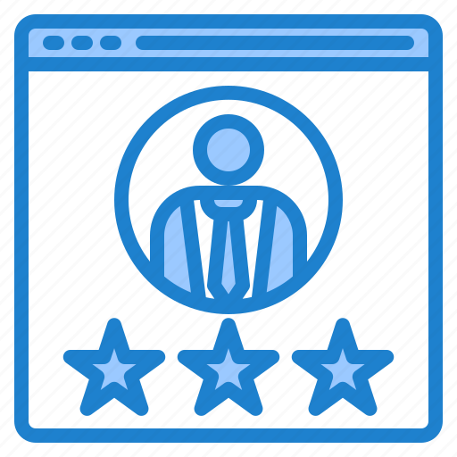 Rating, star, user, seo, businessman icon - Download on Iconfinder