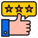 rating, star, like, seo, business