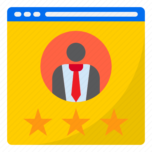 Rating, star, user, seo, businessman icon - Download on Iconfinder