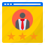 rating, star, user, seo, businessman 
