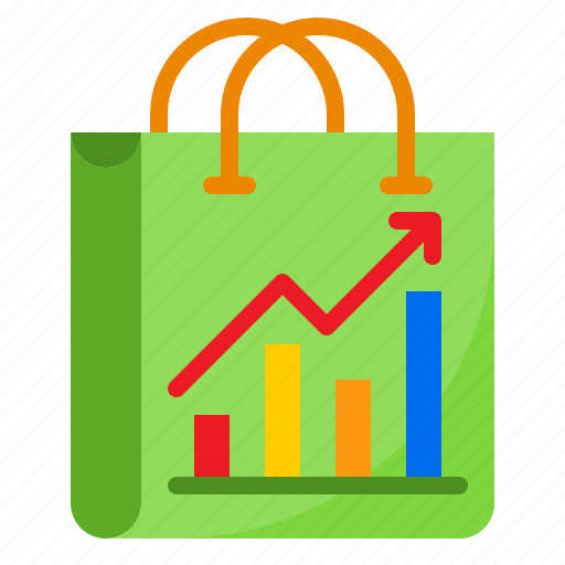 Seo, report, bag, marketing, shopping icon - Download on Iconfinder