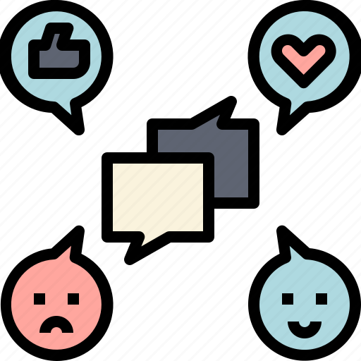 Social, chat, engagement, communication icon - Download on Iconfinder