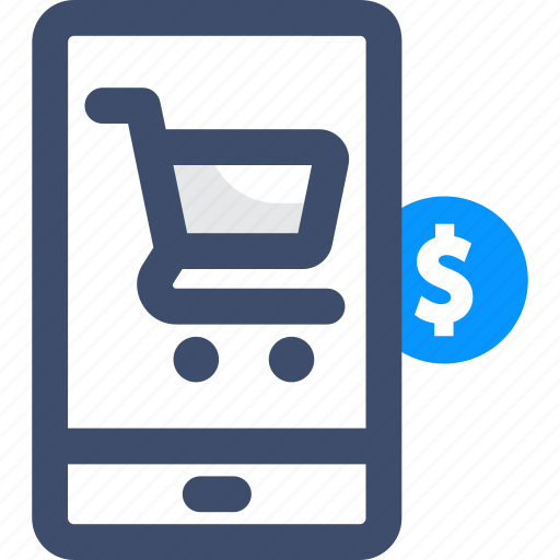 Ecommerce, mobile, money, shopping cart icon - Download on Iconfinder
